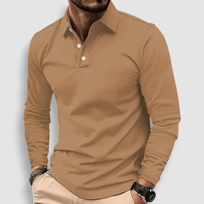 STRETCH LONG SLEEVE T-SHIRT FOR MEN