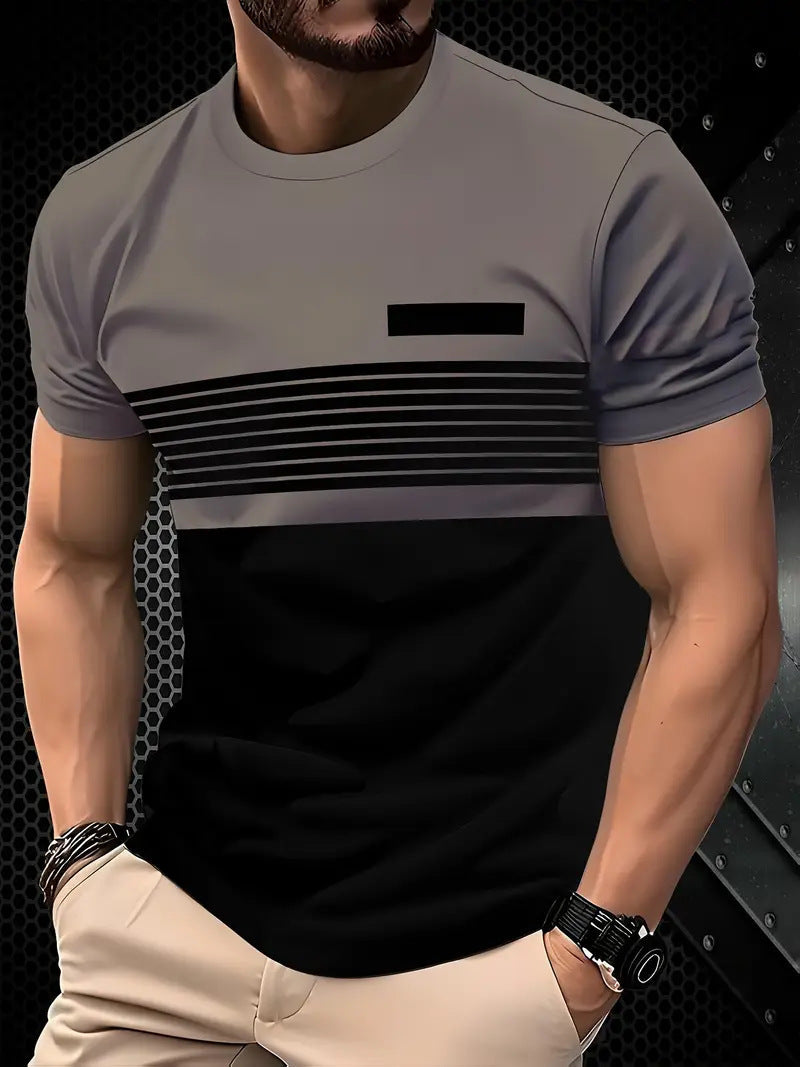 STRIPED T-SHIRT FOR MEN