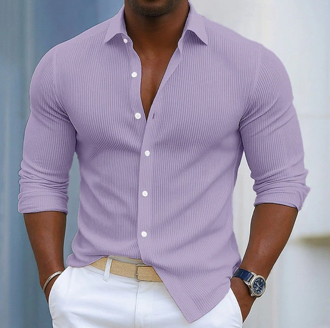 RIBBED SHIRT FOR MEN
