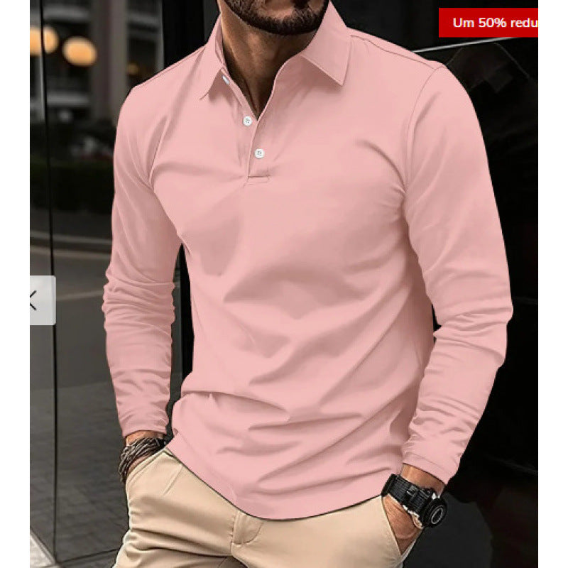STRETCH LONG SLEEVE T-SHIRT FOR MEN