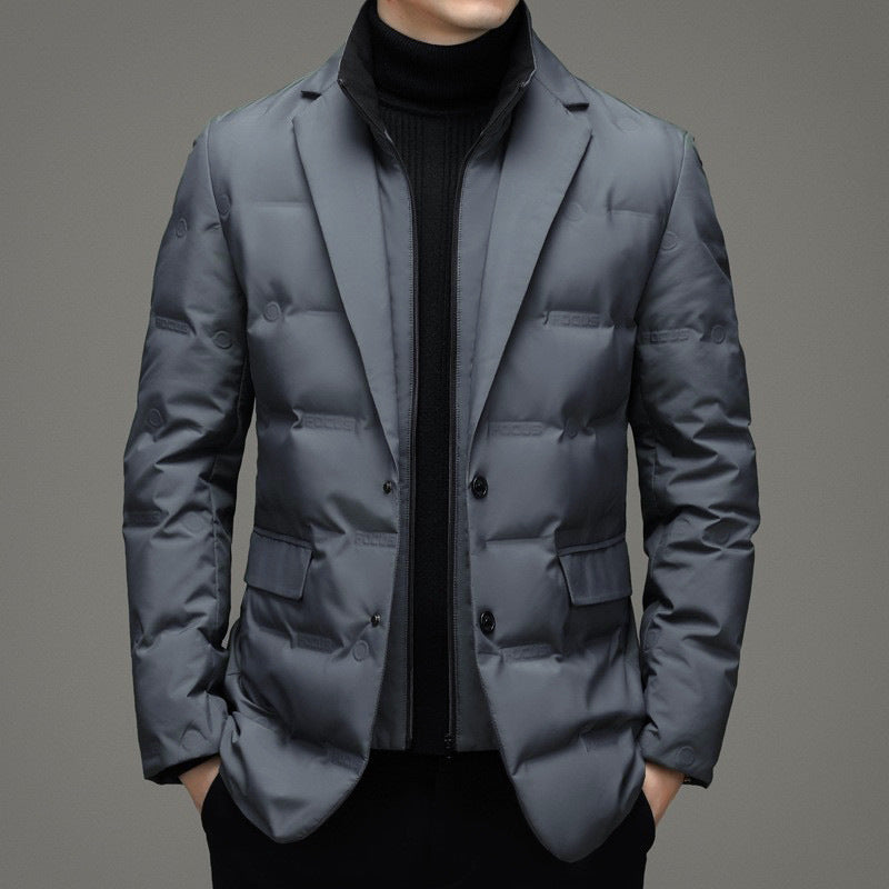 PADDED DOUBLE CLOSURE BLAZER FOR MEN
