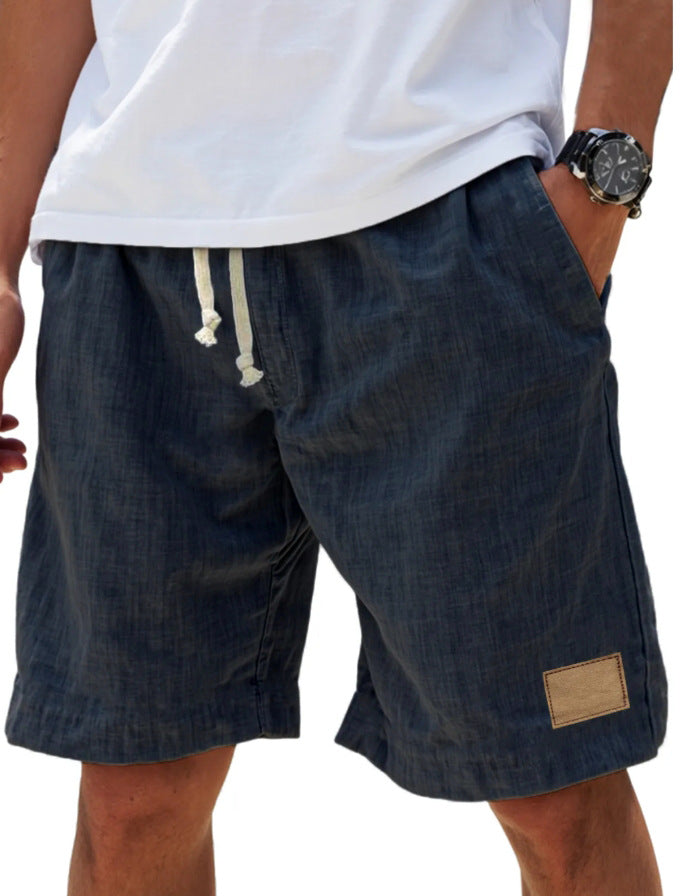 RELAXED COTTON SHORTS FOR MEN