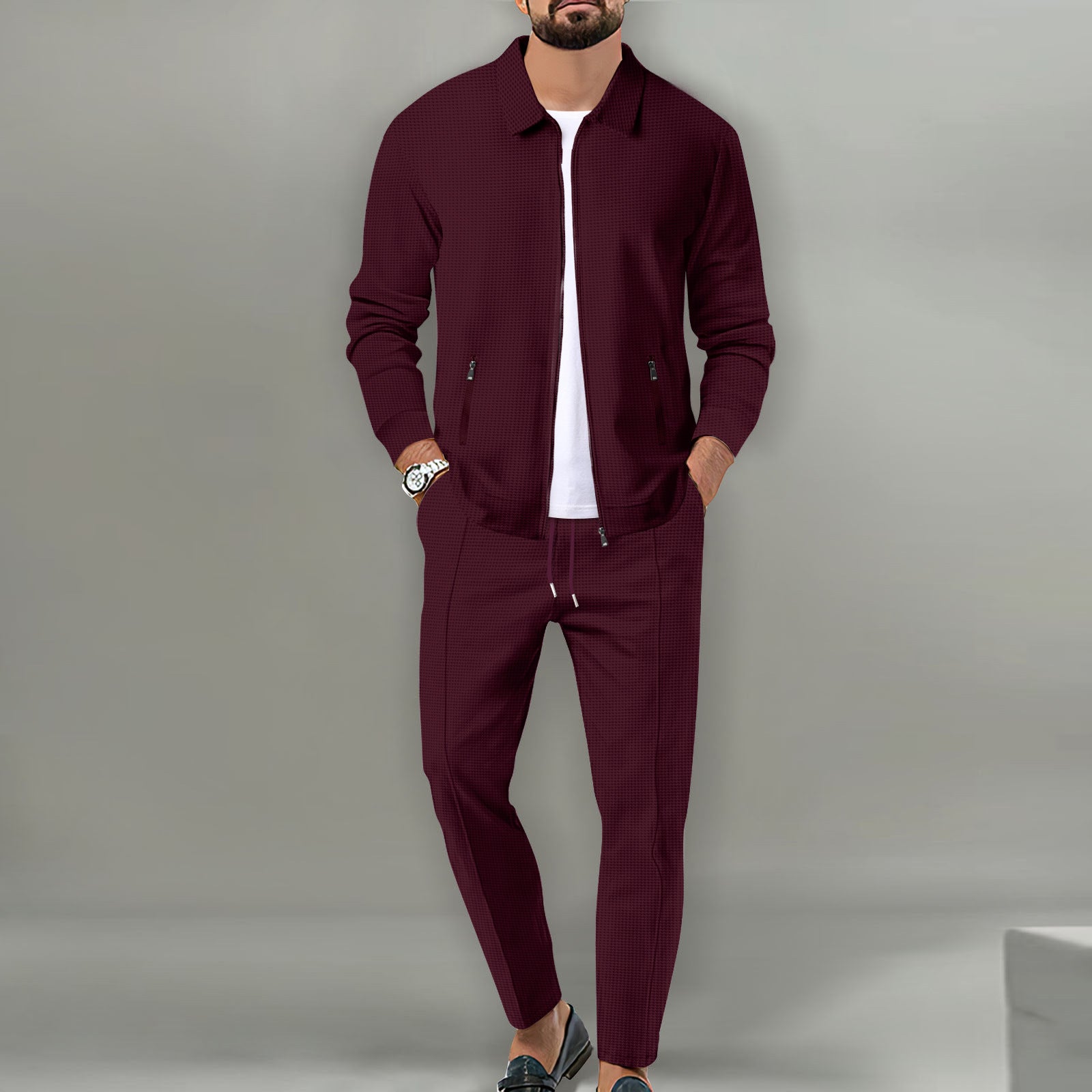 SLIM COTTON SUIT FOR MEN