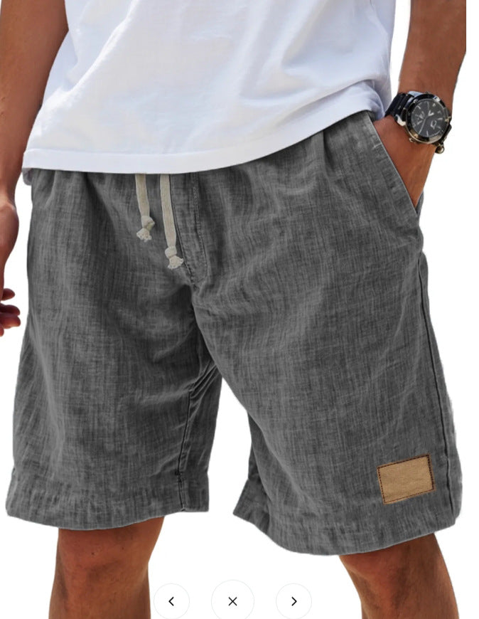 RELAXED COTTON SHORTS FOR MEN