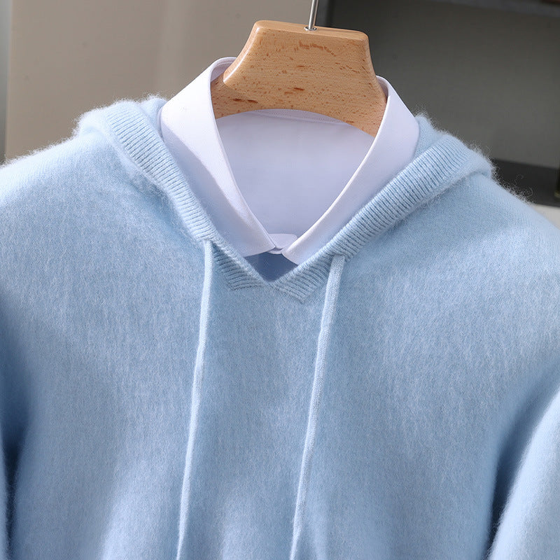 WENTWORTH LONDON | WOOL BLEND HOODIE FOR MEN