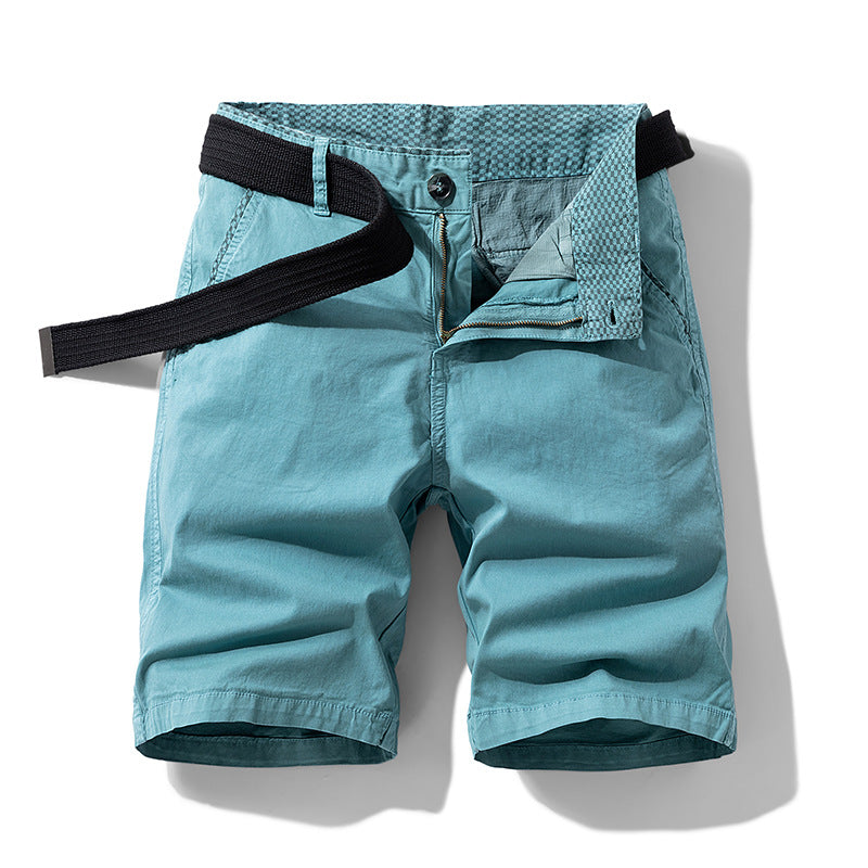 COTTON TWILL SHORTS FOR MEN
