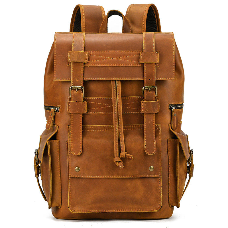 VINTAGE COWHIDE BACKPACK FOR MEN