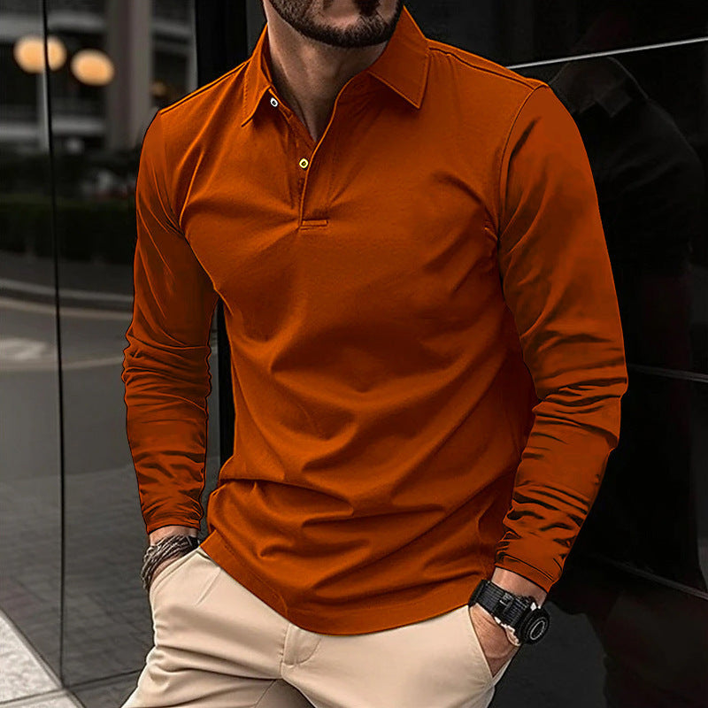 STRETCH LONG SLEEVE T-SHIRT FOR MEN