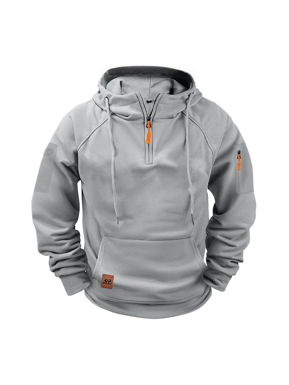 QUARTER ZIP HOODIE FOR MEN