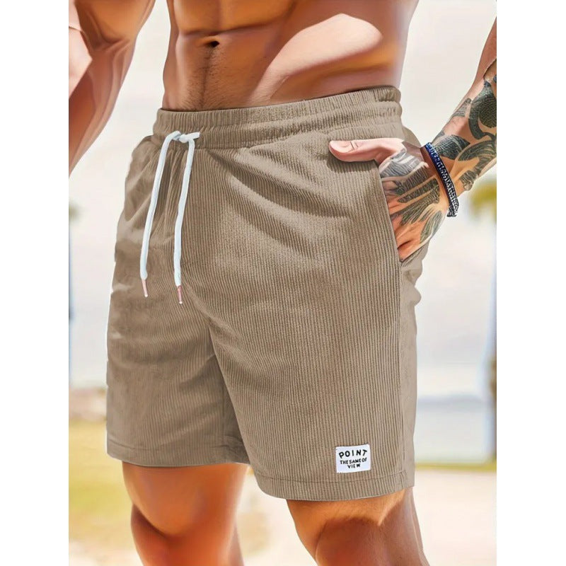 DRAWSTRING SLIM SHORTS FOR MEN