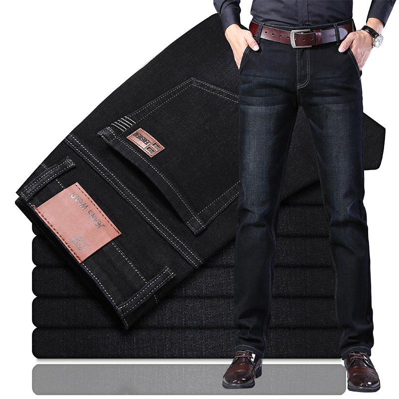 WASHED DENIM JEANS FOR MEN