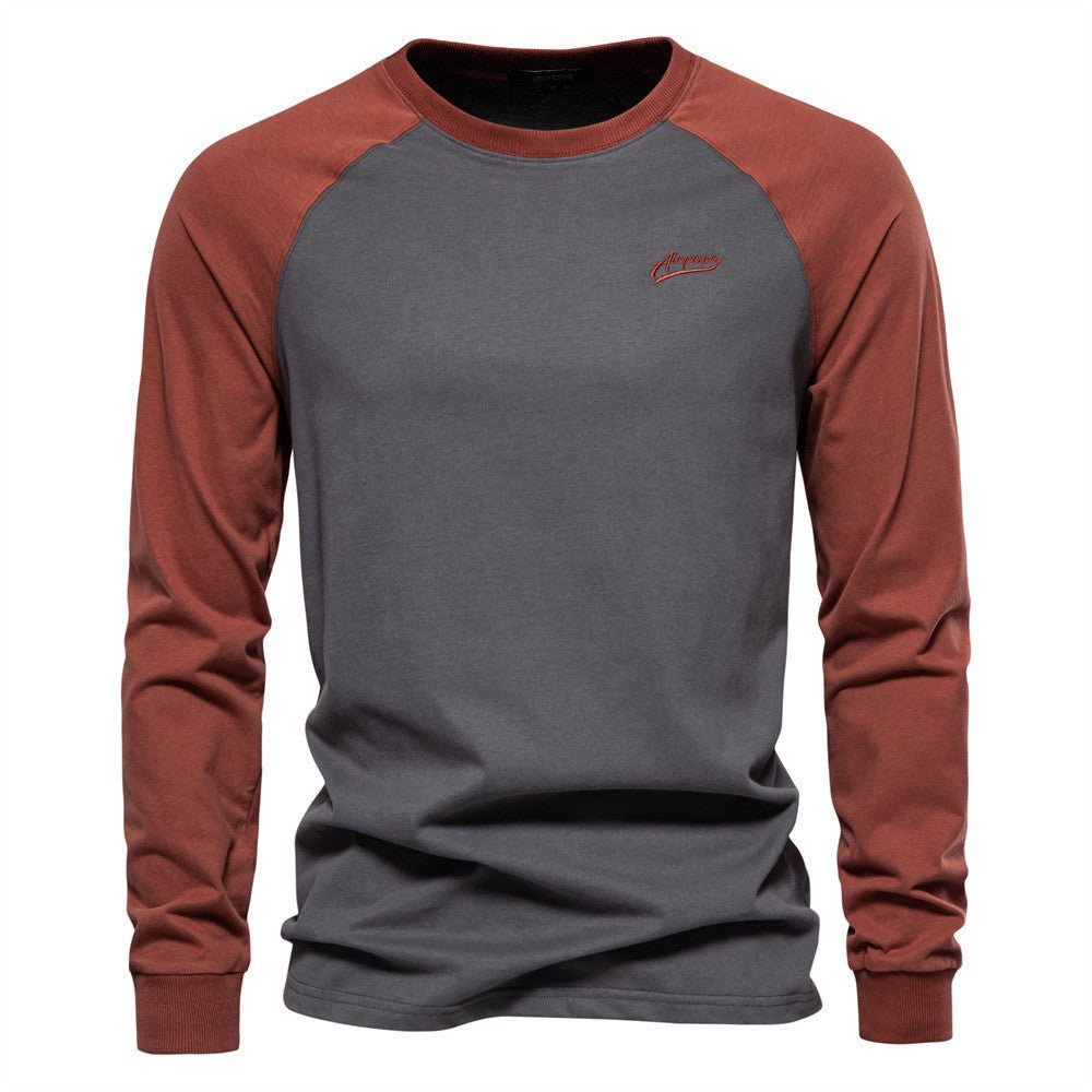 CONTRAST RAGLAN SHIRT FOR MEN