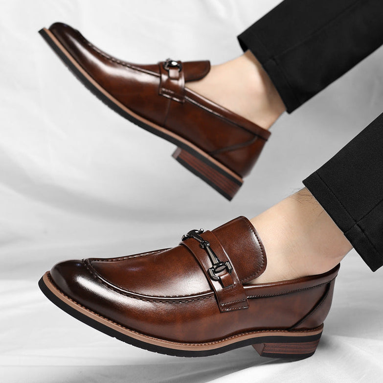 TEXTURED LOAFERS FOR MEN