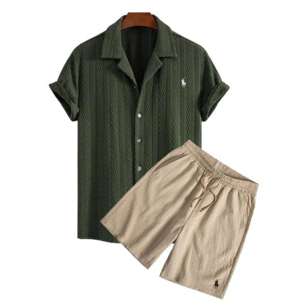 JACQUARD SHORT SET FOR MEN