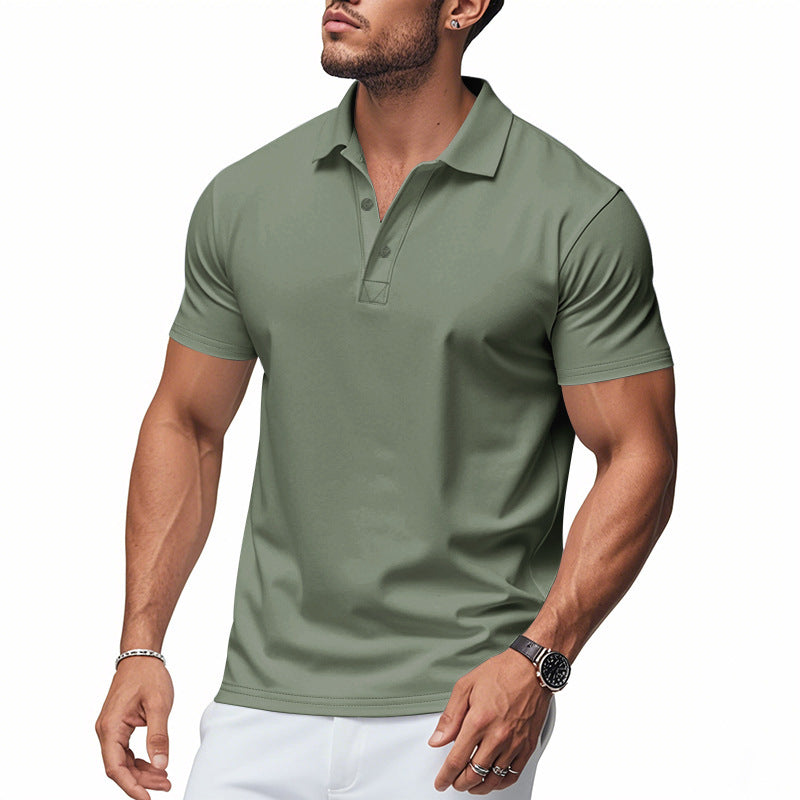 FITTED STRETCH POLO SHIRT FOR MEN
