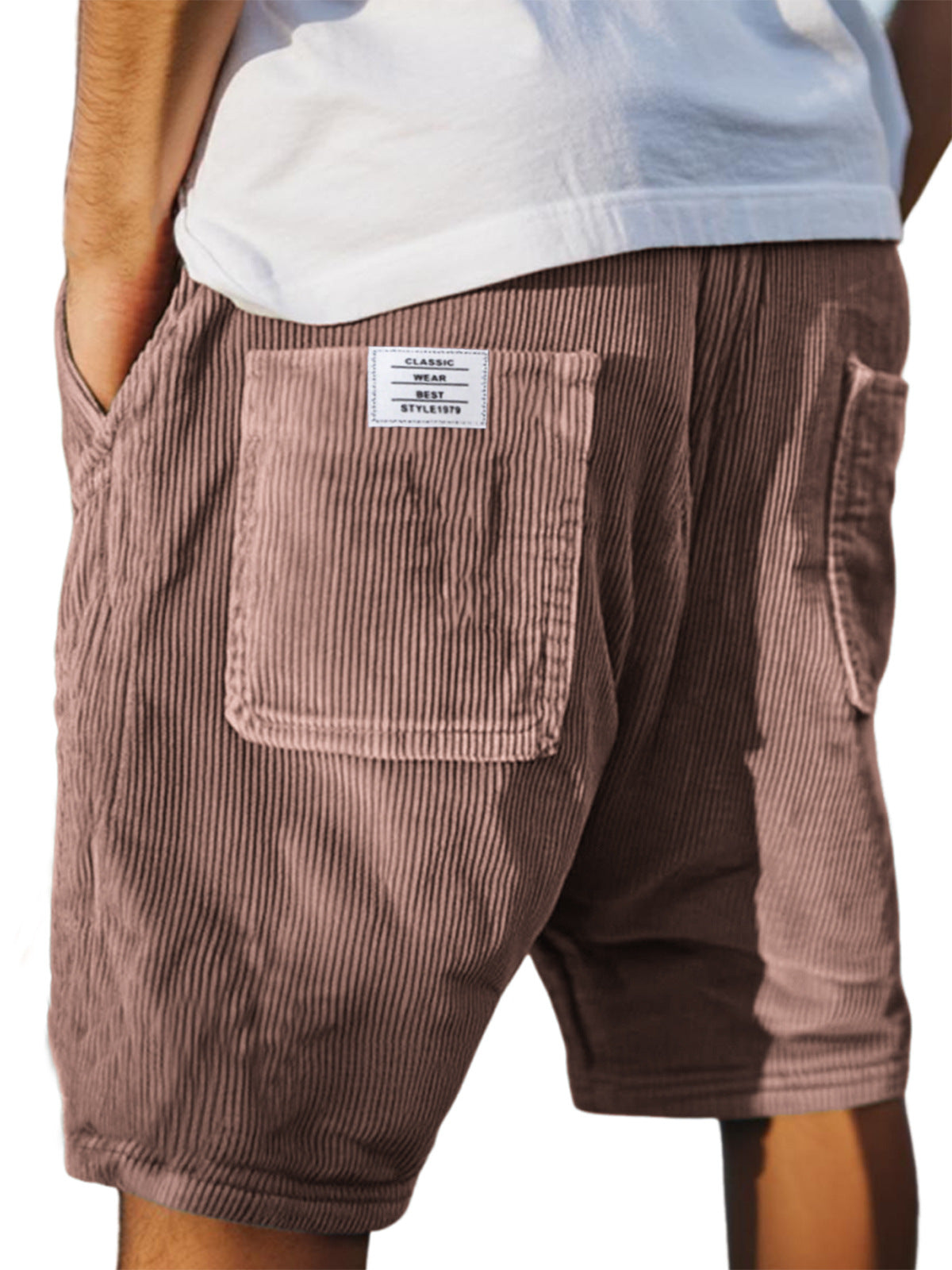 CORDUROY SHORTS FOR MEN