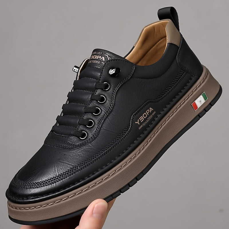 GENUINE LEATHER SNEAKERS FOR MEN