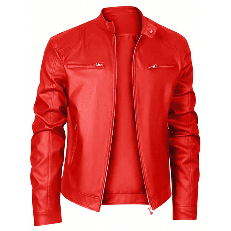 SLIM BIKER JACKET FOR MEN