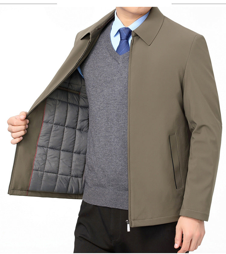 THICK LAPEL JACKET FOR MEN