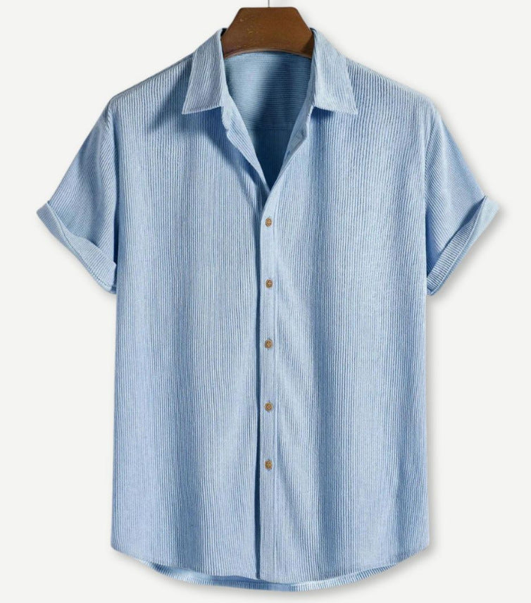 SHORT SLEEVE CUBAN SHIRT FOR MEN
