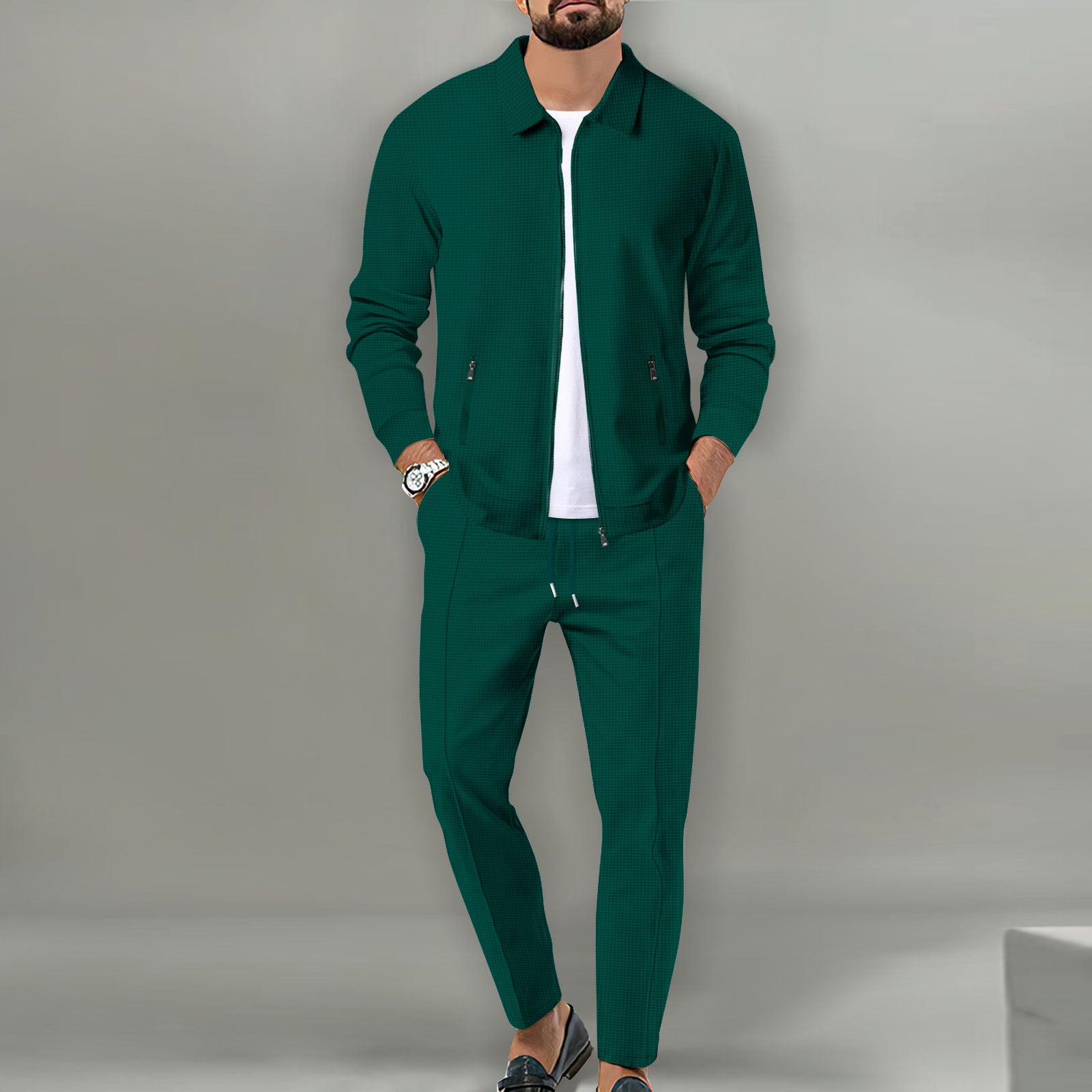 SLIM COTTON SUIT FOR MEN