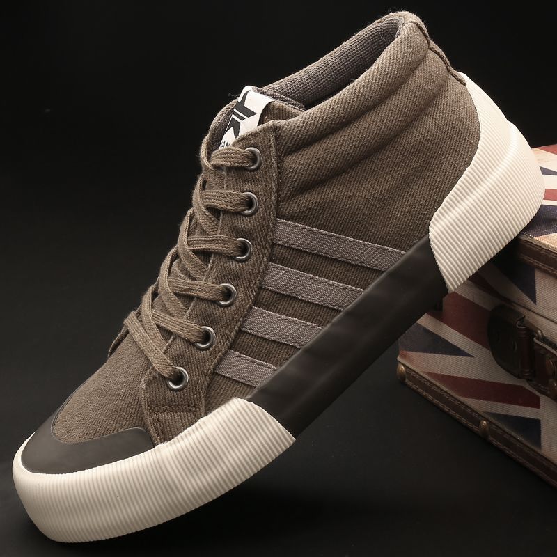 CANVAS HIGH TOP SNEAKERS FOR MEN