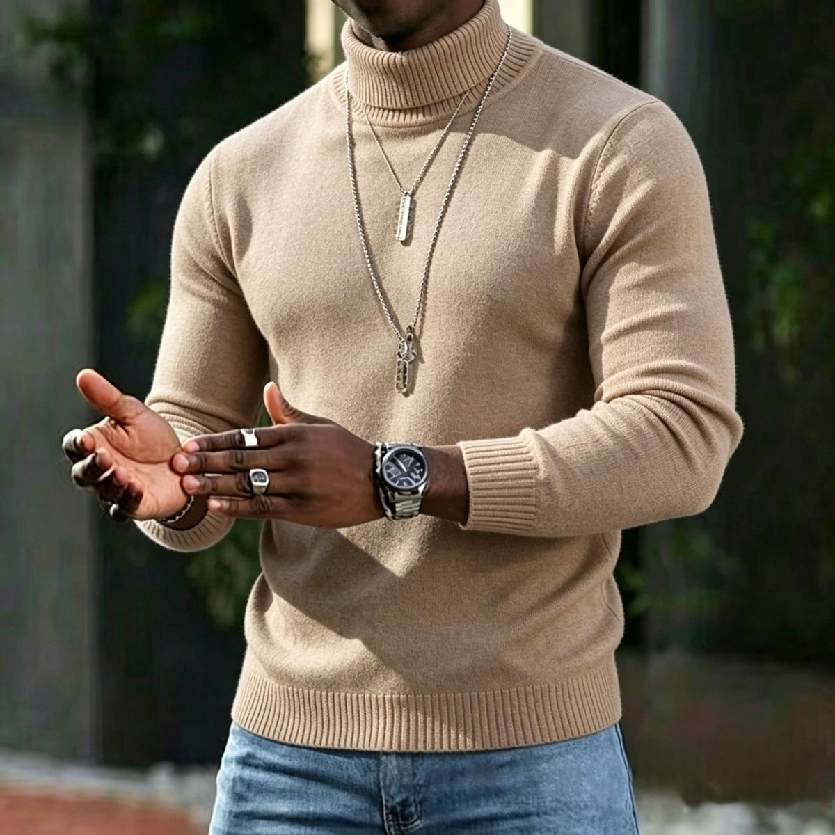 TURTLENECK SWEATER FOR MEN
