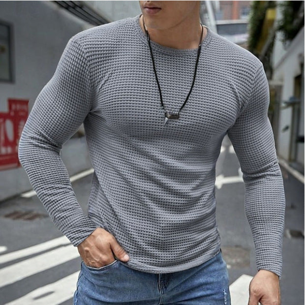 SLIM KNIT SHIRT FOR MEN