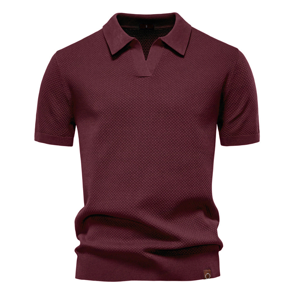 OPEN-COLLAR POLO FOR MEN