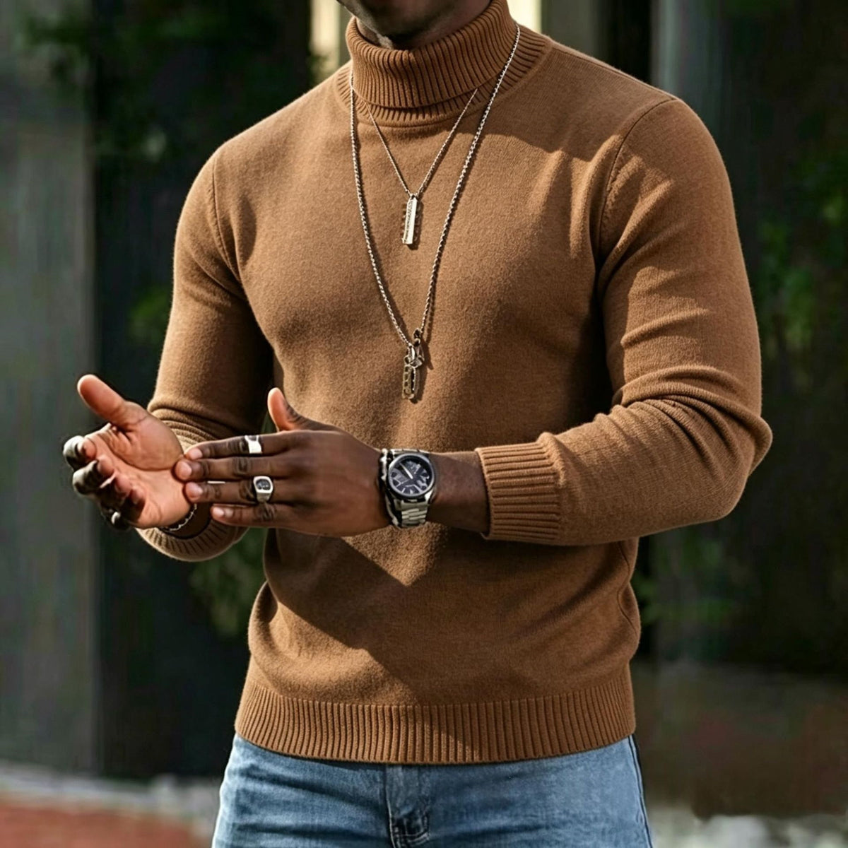 TURTLENECK SWEATER FOR MEN