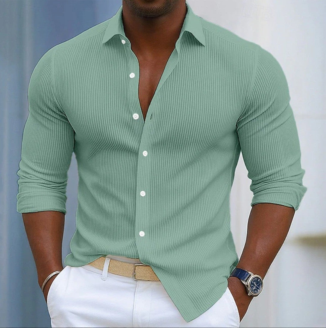 RIBBED SHIRT FOR MEN