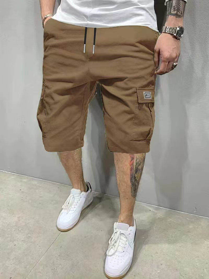 STRAIGHT LEG CARGO SHORTS FOR MEN