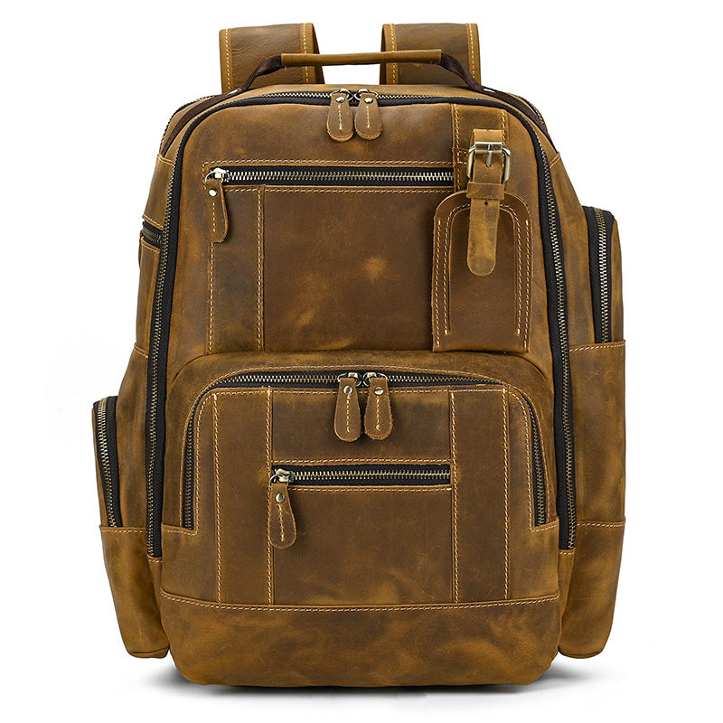 VINTAGE COWHIDE BACKPACK FOR MEN