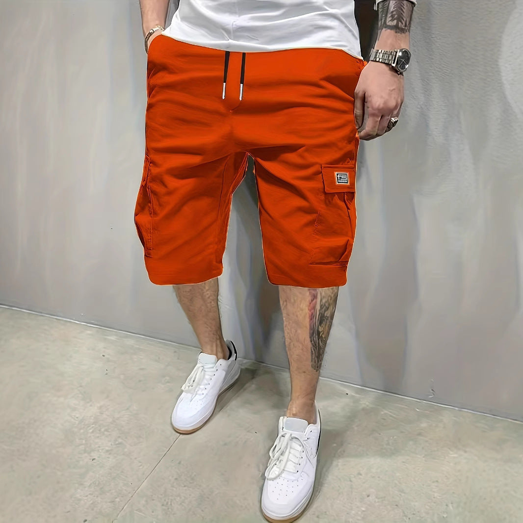 STRAIGHT LEG CARGO SHORTS FOR MEN