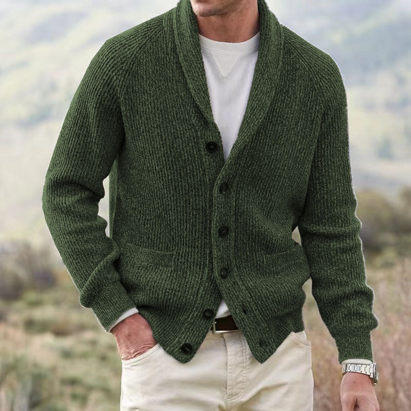 BUTTON KNIT CARDIGAN FOR MEN