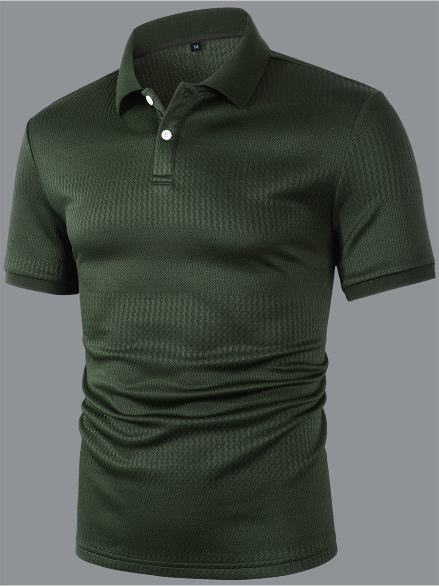 STRETCH KNIT POLO FOR MEN