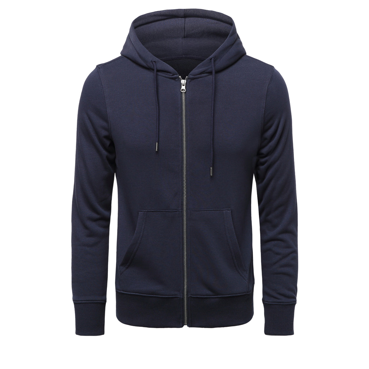 FLEECE-LINED ZIP HOODIE FOR MEN