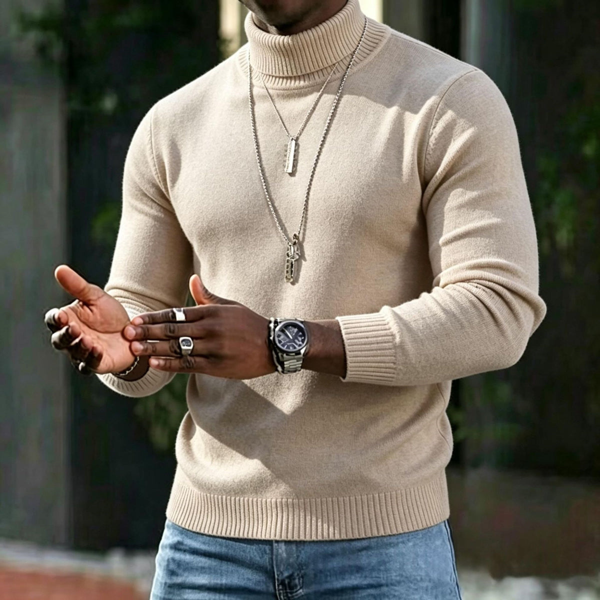 TURTLENECK SWEATER FOR MEN