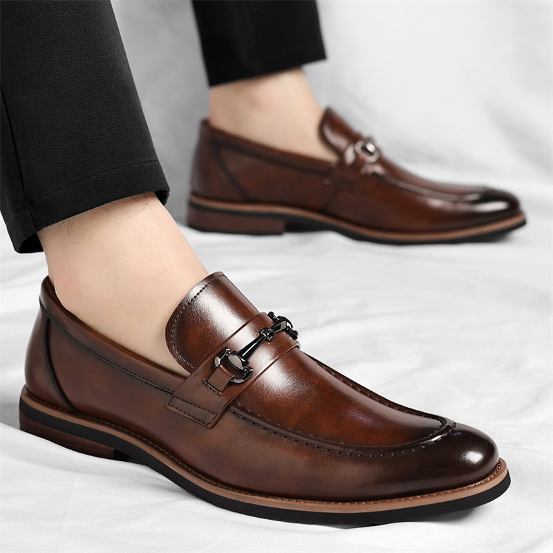 TEXTURED LOAFERS FOR MEN