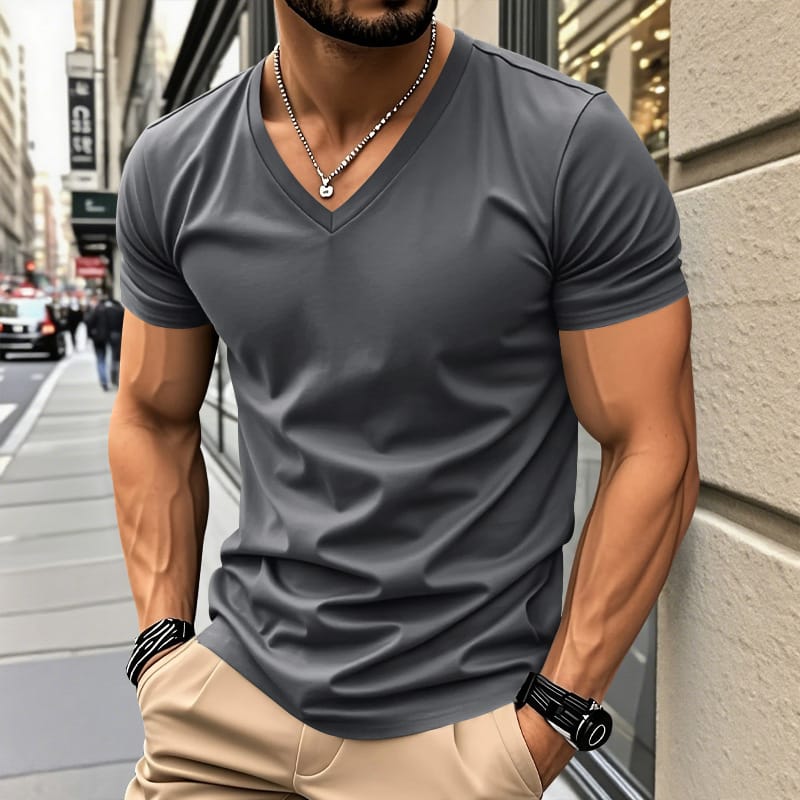 V-NECK SHIRT FOR MEN