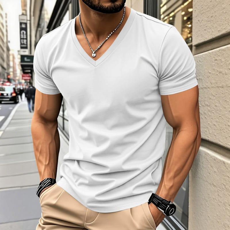 V-NECK SHIRT FOR MEN