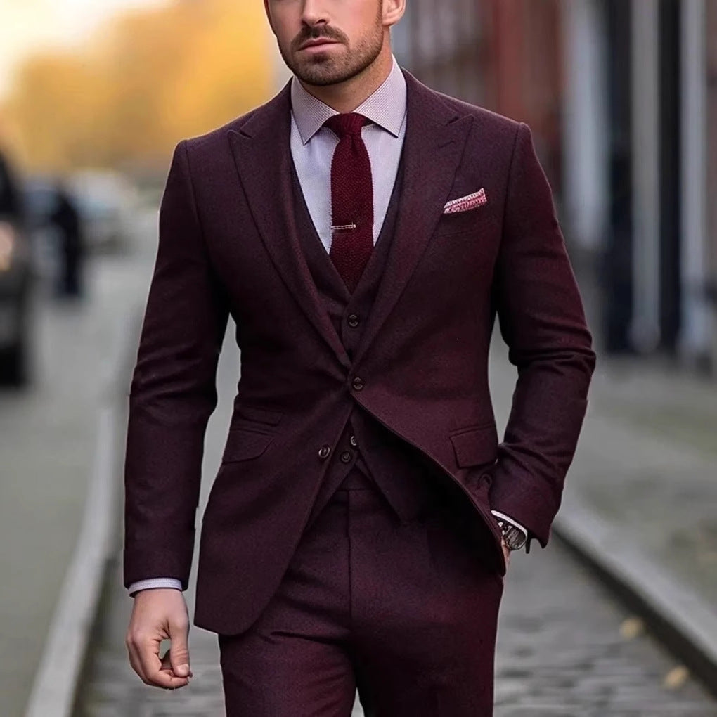 THREE-PIECE SUIT FOR MEN