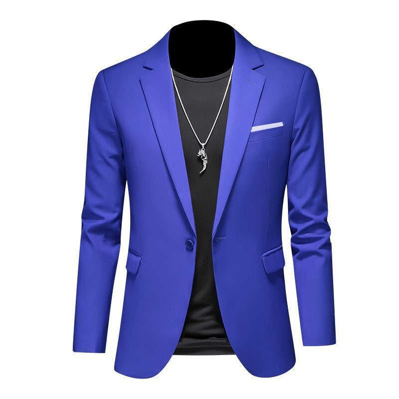 SKINNY LAPEL BLAZER FOR MEN