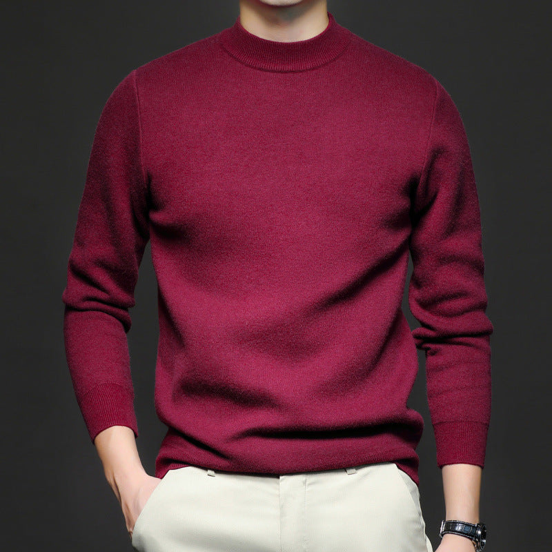 RIBBED HIGH NECK SWEATER FOR MEN