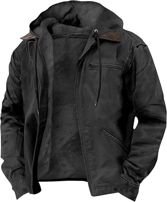 FLEECE LINED JACKET FOR MEN