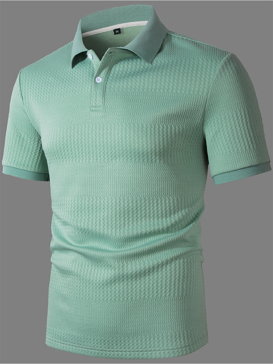 STRETCH KNIT POLO FOR MEN
