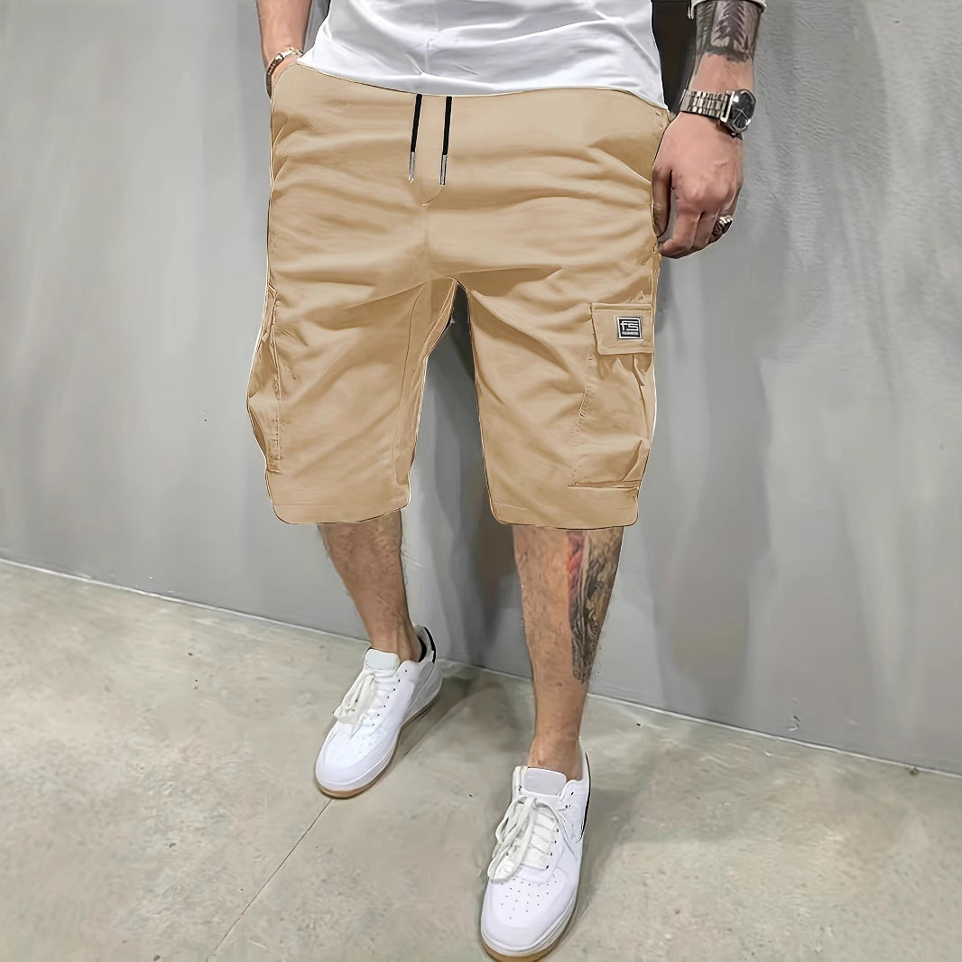 STRAIGHT LEG CARGO SHORTS FOR MEN
