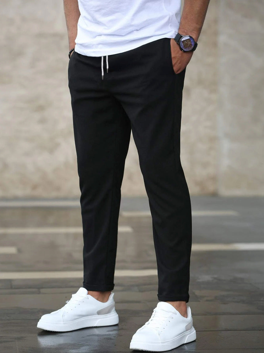 MODERN FIT STRETCH TROUSERS FOR MEN