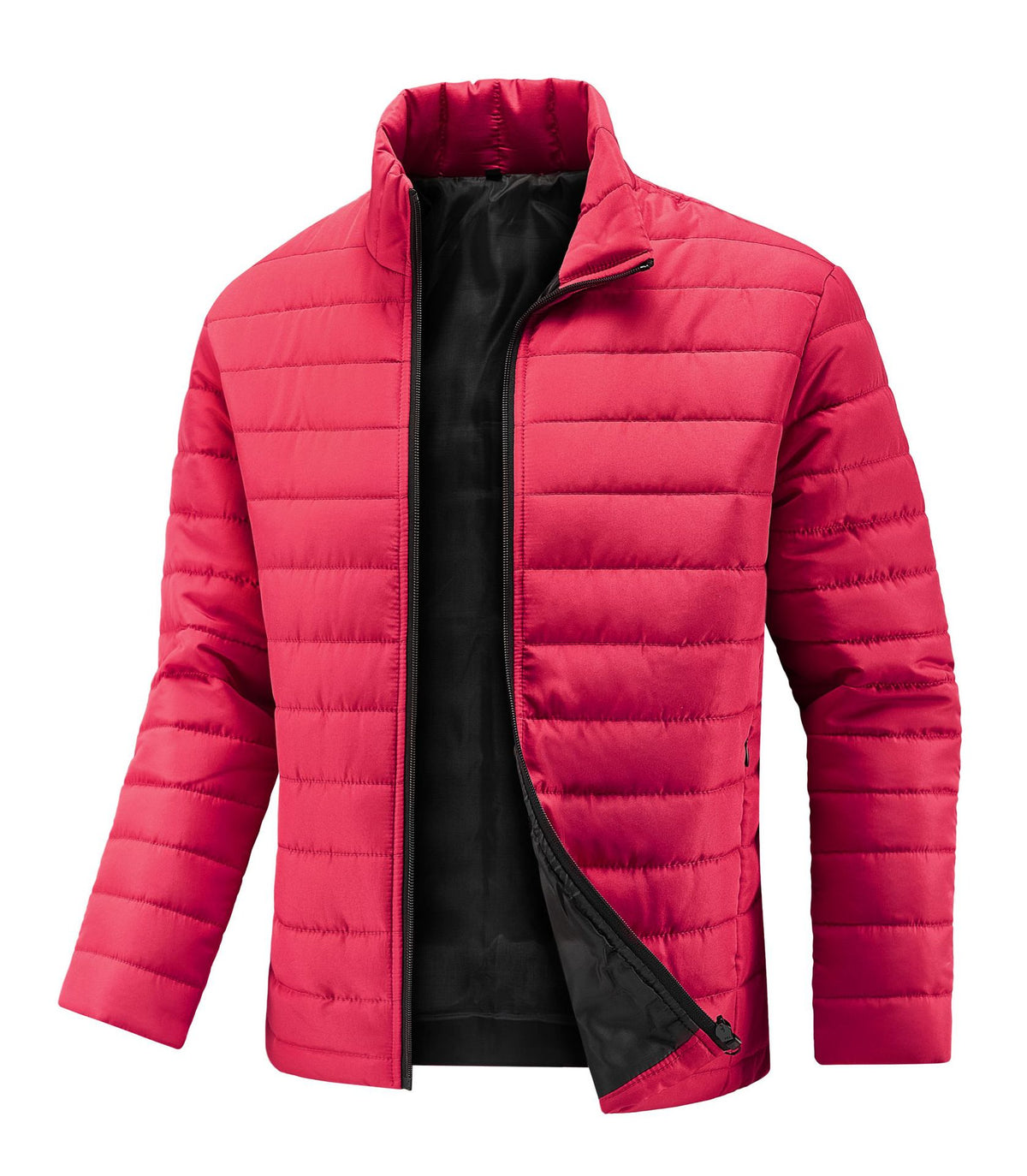 PADDED STAND COLLAR COAT FOR MEN