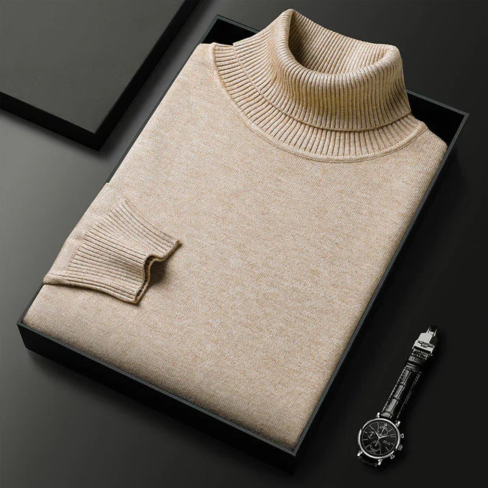 CLASSIC TURTLENECK PULLOVER FOR MEN